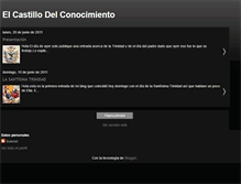 Tablet Screenshot of el-castillodel-conocimiento.blogspot.com