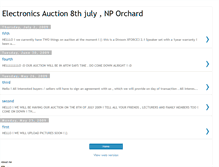 Tablet Screenshot of electronics-auction.blogspot.com