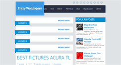 Desktop Screenshot of latestcrazywallpapers.blogspot.com
