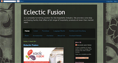 Desktop Screenshot of eclectic-fusion2.blogspot.com