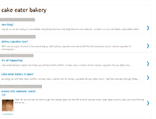 Tablet Screenshot of cakeeaterbakery.blogspot.com