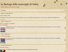 Tablet Screenshot of gabry-bottegadellemeraviglie.blogspot.com