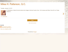 Tablet Screenshot of milespatterson.blogspot.com