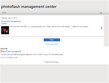 Tablet Screenshot of photoflashmanagement.blogspot.com