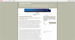 Desktop Screenshot of idealistic-politics.blogspot.com