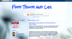 Desktop Screenshot of foodtruthandlies.blogspot.com