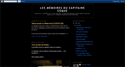 Desktop Screenshot of lesmemoiresducapitainecoque.blogspot.com