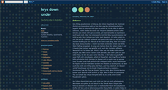 Desktop Screenshot of krys-down-under.blogspot.com