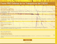 Tablet Screenshot of frentecseiio.blogspot.com