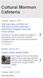 Mobile Screenshot of culturalmormoncafeteria.blogspot.com