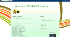 Desktop Screenshot of hanneszumbaklumme.blogspot.com