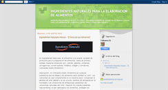 Desktop Screenshot of ingredientesnaturalesmexico.blogspot.com