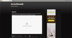 Desktop Screenshot of loveofmuzik.blogspot.com