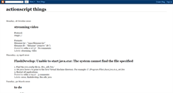 Desktop Screenshot of actionscriptthings.blogspot.com
