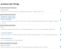 Tablet Screenshot of actionscriptthings.blogspot.com