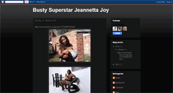 Desktop Screenshot of bustysuperstar-jeannettajoy.blogspot.com