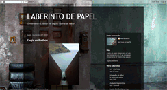 Desktop Screenshot of laberintodepapel.blogspot.com