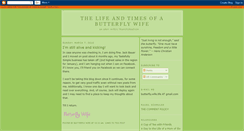 Desktop Screenshot of lifeofabutterflywife.blogspot.com