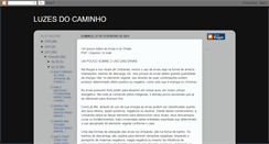 Desktop Screenshot of luzesdocaminho.blogspot.com