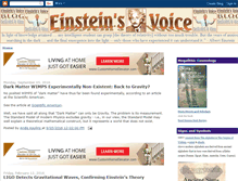 Tablet Screenshot of einsteinsvoice.blogspot.com