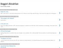 Tablet Screenshot of doggiesbreakfast.blogspot.com