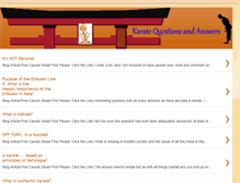 Tablet Screenshot of karatequestions.blogspot.com