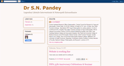 Desktop Screenshot of drsnpandey.blogspot.com