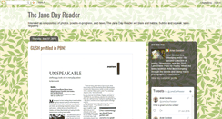 Desktop Screenshot of janedayreader.blogspot.com