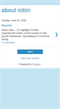 Mobile Screenshot of aboutrobin.blogspot.com