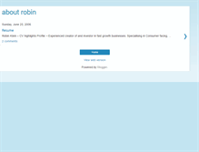 Tablet Screenshot of aboutrobin.blogspot.com