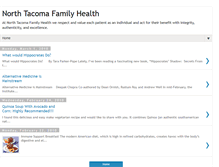 Tablet Screenshot of northtacomafamilyhealth.blogspot.com