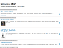 Tablet Screenshot of dictationnation.blogspot.com