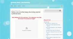 Desktop Screenshot of lakeeconomy.blogspot.com