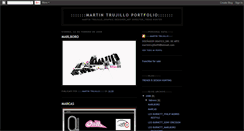 Desktop Screenshot of martintrujilloportfolio.blogspot.com