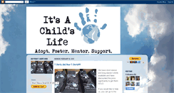 Desktop Screenshot of its-a-childs-life.blogspot.com