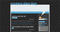 Desktop Screenshot of montanaskies.blogspot.com