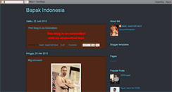 Desktop Screenshot of bapakbapakonly.blogspot.com