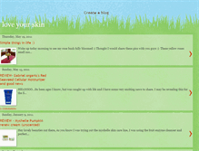 Tablet Screenshot of loveyourskinnaturally.blogspot.com