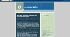 Desktop Screenshot of escpeappoker.blogspot.com