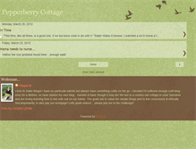Tablet Screenshot of pepperberrycottage.blogspot.com