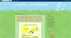 Desktop Screenshot of amamaenterprise.blogspot.com