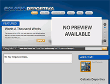 Tablet Screenshot of galaxia-deportiva.blogspot.com