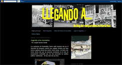Desktop Screenshot of llegandoa.blogspot.com