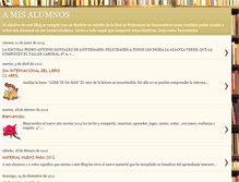 Tablet Screenshot of labibliotecadelosalumnos.blogspot.com