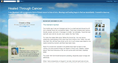 Desktop Screenshot of healedcancer.blogspot.com