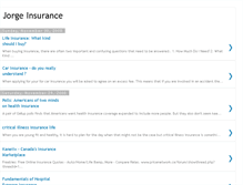 Tablet Screenshot of jorgeinsurance.blogspot.com