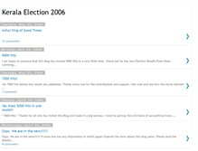 Tablet Screenshot of kerala-election2006.blogspot.com