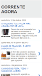 Mobile Screenshot of correnteagora.blogspot.com