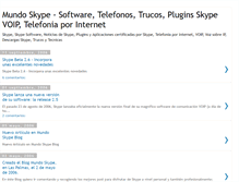 Tablet Screenshot of mundoskype.blogspot.com