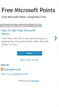 Mobile Screenshot of freemicrosoftpoints-1.blogspot.com